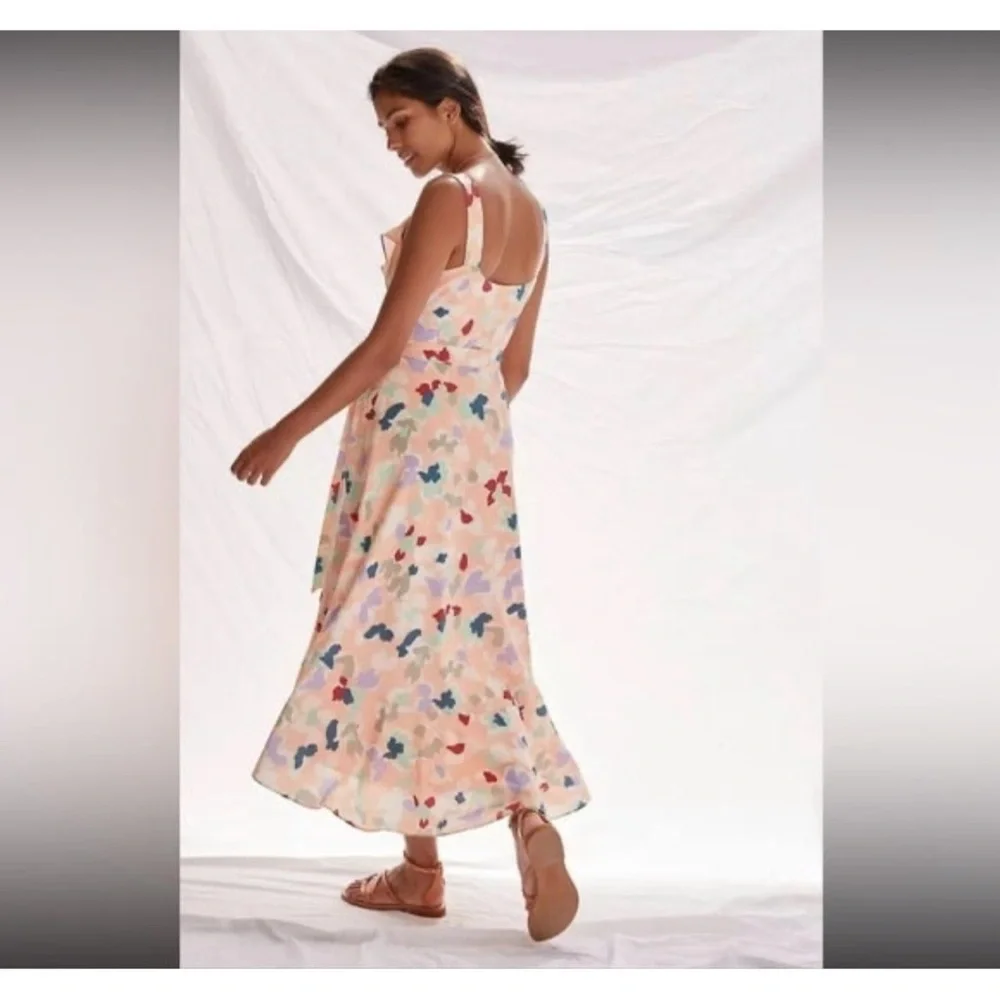 Anthropologie Hutch Garden Party Wrap Midi Dress NWT Size Small - Picture 7 of 15